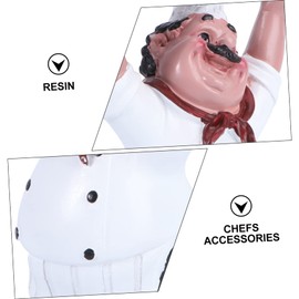 Levemolo Chef Hand-held Welcome Board Home Decorative Accessory Resin Craft Home Décor Product