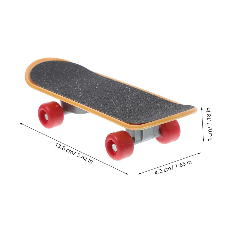 BESPORTBLE Turtle Skateboard Toy for Reptiles Mini Skateboard Antislip for