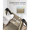 GameGem 2 Step Ladder, Folding Step Stool with Wider Pedal,
