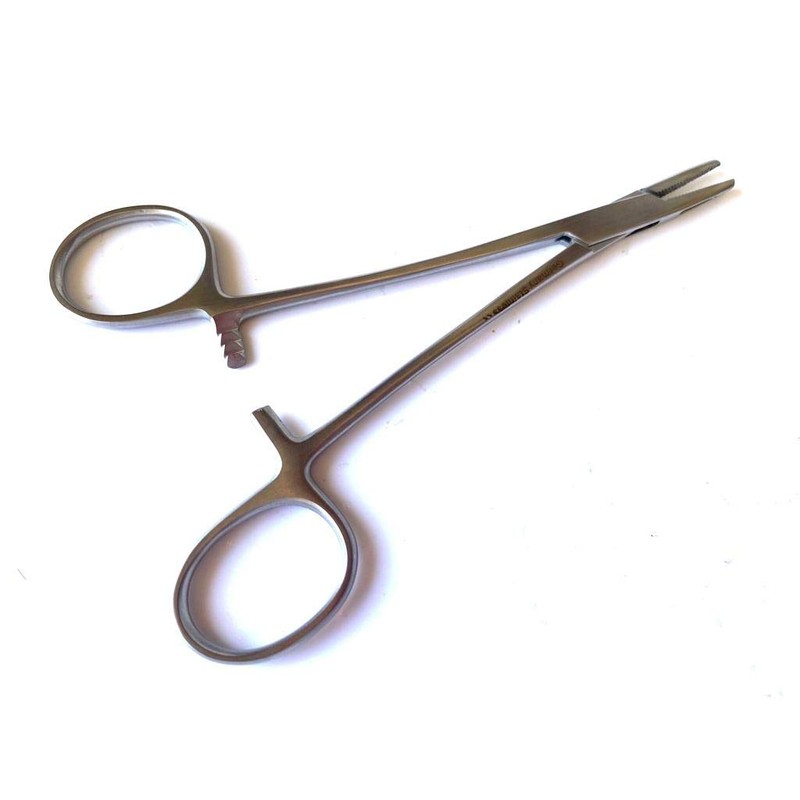 DERF Needle Holder 5" German Stainless Steel CE