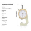 WUTA Leather Thickness Gauge 0-10 mm Range Portable Thickness Gauge