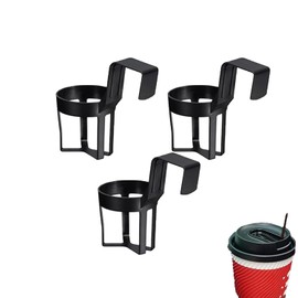 Roczential 3Pcs Car Truck Rack Water Cup Holder Bottle Drink Holder Car Interior Door Window Mount Bracket Auto Drink Bottle Stand