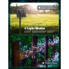 Minetom 240 Led White Solar String Lights 19.6 Feet Waterproof