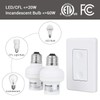 DEWENWILS Remote Control Light Socket, 1 Wall Mounted Switch and