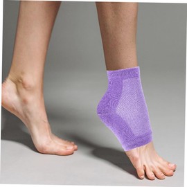 Healeved Heel Protectors Reusable 4 Pairs Heel Socks Elastic Moisturizing Gel for Outdoor Foot Socks