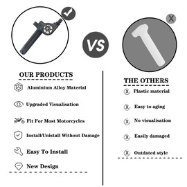 Motorcycle Throttle Grip 7/8" 22mm CNC Aluminum Quick Twister with Throttle Cable for KLX CR CRF EXC XR CRF50 CRF230 50 70 110 125 230 250 Dirt Pit Bike Motocross Motorbike Quad ATV (Black)