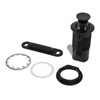 Cabinet Lock Zinc Alloy ABS Secure Round Embedded Push to