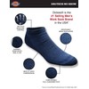 Dickies Men's Dri-tech Moisture Control No Show Socks, Available in