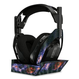 MightySkins Glossy Glitter Skin Compatible with Astro A50 Wireless Headphones + Base Station (Gen 4) - Andromeda | Protective, Durable High-Gloss Glitter Finish | Easy to Apply | Made in The USA