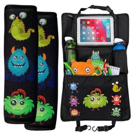 HECKBO 2 x Monster Belt Protectors + 1 x Monster Organiser