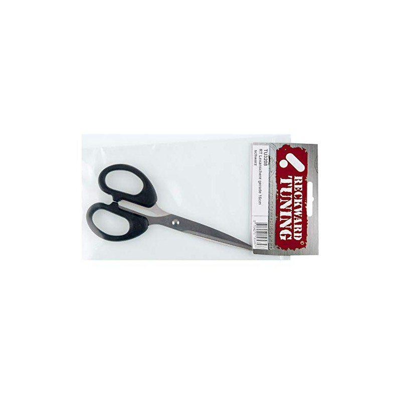 RECKWARD TUNING RT Lexan Scissors Black Straight 16 cm RC