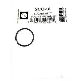 SCQ2.8 Drive Belt for CD/Tape Player (1PC) I.C. 2.8 INCH C/S .062 X Wall .062 INCH PRB EVG Square Type