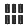 HARFINGTON 6pcs Watch Strap Loop Fastener Rings 16mm, Black