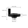 Fafeicy Hand Wheel with Rotating Handle, Milling Machine with Black