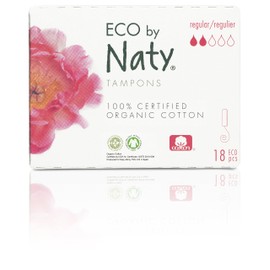 Eco von Naty Tampons - Normal, 18 Tampons.