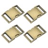 PATIKIL Metal Buckle, 4 Pack Quick Side Release Clips for