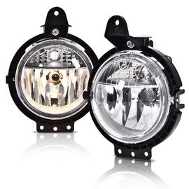 CHEDA Fog Light Compatible with Mini Cooper 2007-2015 Pair Left & Right Clear Lens