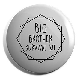 Hippowarehouse Big brother Survival Kit kit Badge Pin 25mm