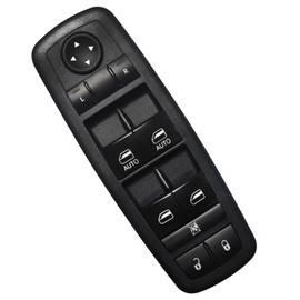 Beneges Master Power Window Switch Compatible with 2009-2012 Dodge Ram 1500 2500 3500 Pickup Crew Cab Front Left Driver Side 4602863AB, 4602863AC, 4602863AD