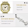 ADSBIAOYE Watches for Women Dainty Square Small Wrist Bracelet Watch
