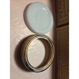 White Crown Scarce White Crown Vacuum Mason Jar Cap Emb Fruit Jar Insert Pat 11 22 1910