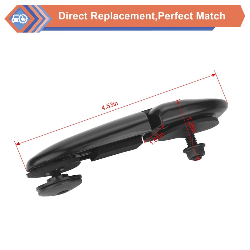 ZONFANT Rear Window Hinge Set, Left & Right Tailgate Window