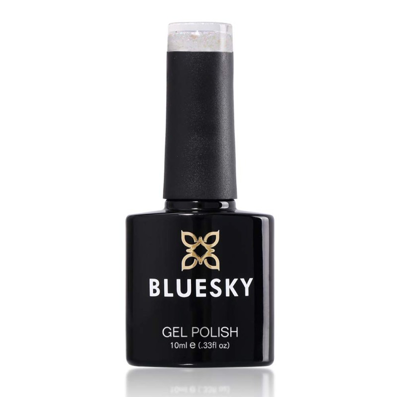Bluesky Gel Nail Polish, Elektra Galaxy 6, Purple/Multi-Glitter, UV/LED Soak-Off