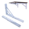 Folding Shelf Brackets 16 inch,Folding Brackets Heavy Duty Max.Load 410lb,DIY