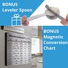 Stainless Steel Measuring Cups and Spoons Set: 7 Cup and