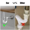 ZM Brass P-Trap Pipe with Clean Out Basin Sink Waste