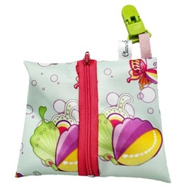 Hickman Line Bag, Central Line Bag, NGT Nasal Gastric Tube Bag with Clip and Zipper, Protective Wiggly Bag Pouch, Splashproof bag made with Waterproof fabric (BUTTERFLIES)