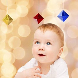 Montessori mobie Handmade Set of 4X Montessori Mobile Munari Mobile Gobbi Mobile Dancer Mobile Octahedron Mobile Crib Mobile Baby Mobile Sensory Mobile