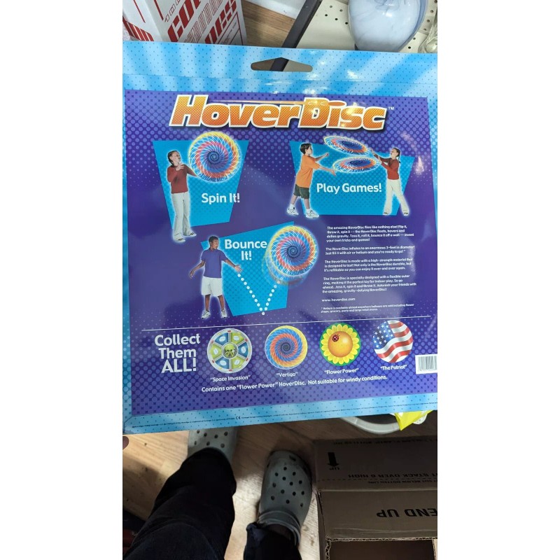 HoverDisc NEW Flower HoverDisc Inflatable Toy-3 FEET WIDE- Floats &
