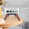 Real Wood Mount for Mac mini M4,M4 Pro 2024,Secure Durable
