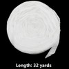 ZZHXSM Curtain Tape, 32 Yards x 1 Inch White, UV