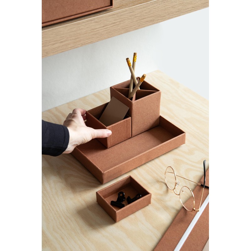 BIGSO LENA Desk Organiser for Pens, Paper Clips, Sticky Notes