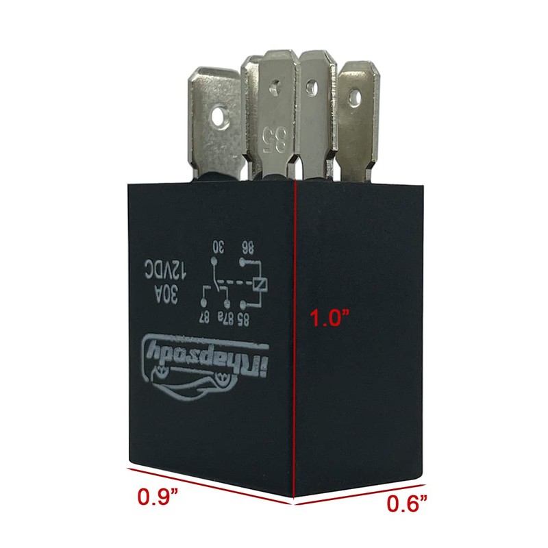 irhapsody 12v 30A 5-pin Spdt Multi-Purpose Starter Relay