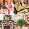 DTYDECLE 50pcs Christmas Pine Branches, Artificial Pine Needles Xmas Green