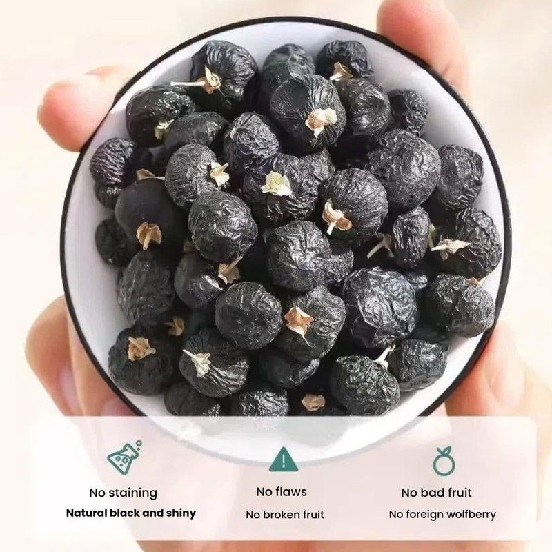 Dried Goji Berries Fruit5.29 oz/150g Black Goji Berry Black Wolfberry