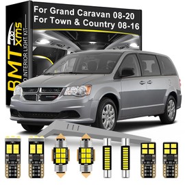 BMT xms LED Interior Light Kit Replacement for Dodge Grand Caravan CHRYSLER Town & Country 2008 2009 2010 2011 2012 2013 2014 2015 2016