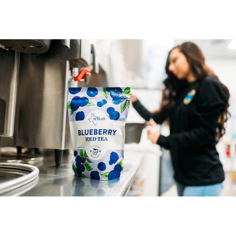 HTeaO Blueberry Green Tea – Texas-Style Flavored Iced Tea Bags