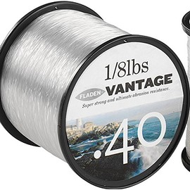 FLADEN VANTAGE PRO Bulk 1/8lb Spools of Monofilament Sea Fishing Line (CLEAR) - comes in 3, 5, 7, 10, 12, 14, 18, 23, 28, 35 and 55lbs (23lbs - 314m - 0.45mm)[13-355-23]