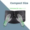 Perixx PERIDUO-606 Wireless Mini Ergonomic Keyboard with Portable Vertical Mouse
