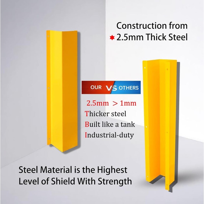 Pipe and Downspout Protector, Carbon Steel Guard Device, 48"H x