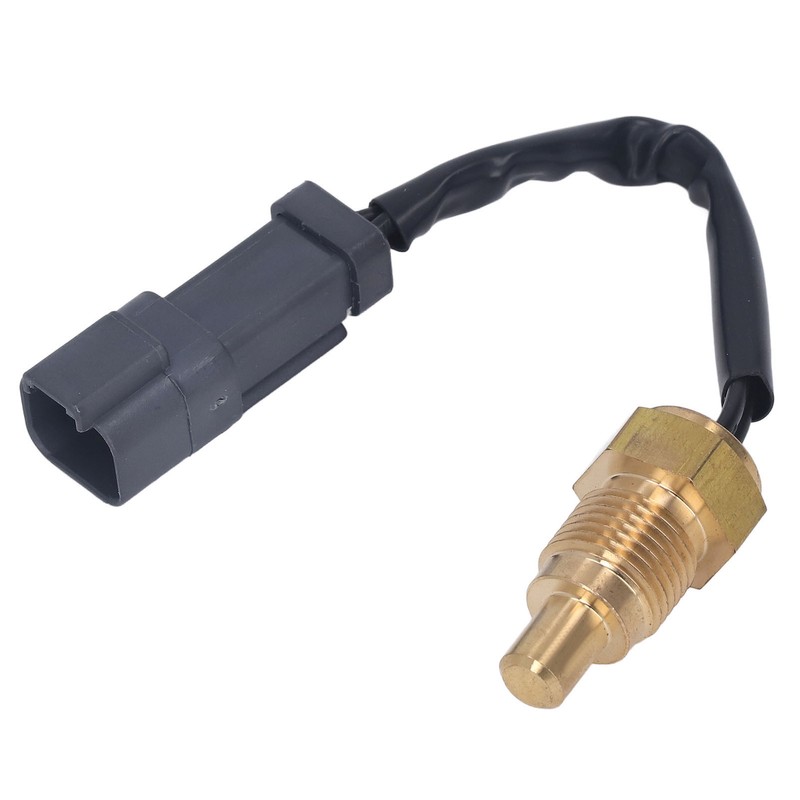 2Pin Excavator Water Temperature Sensor Brass High Accuracy Robust Water