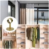 sourcing map 4 Pcs 1.5 Inch Curtain Rod Holder, Ceiling