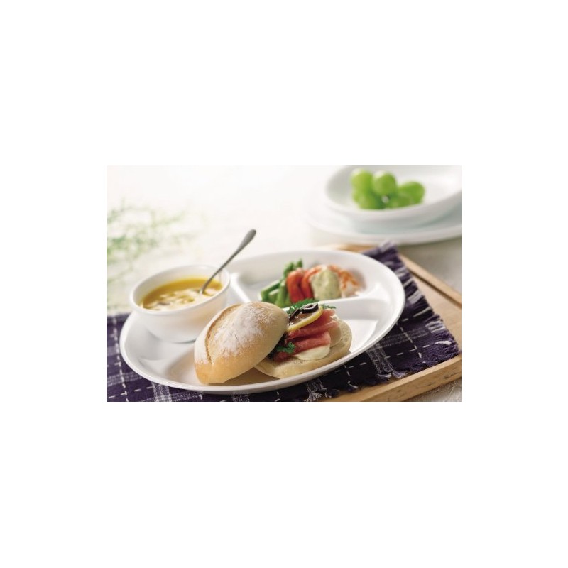 Corelle Plate, Dish, Outer Diameter 10.2 inches (26 cm), Break-resistant,
