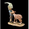 Pixie Goblin Figure with Fawn Bambi and Me Gnome Dwarf