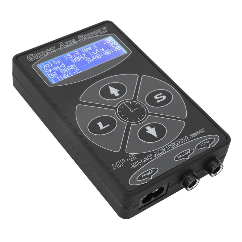 Tattoo Power Supply LCD Screen 2 Pedal Modes Timing Good