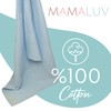 MAMALUV Muslin Swaddle, 100% Cotton Muslin Cloth Baby Swaddle, Soft